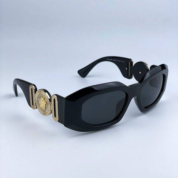 NEW Versace VE4425U MAXI MEDUSA BIGGIE GB1/87 Black Gray Unisex Sunglasses main image 7
